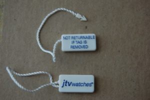Jewelry Plastic Locking Tag